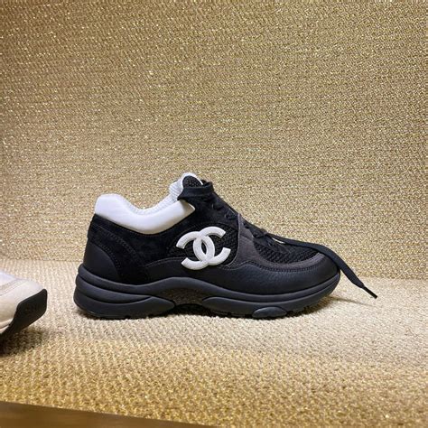 chanel runner|Chanel trainers women black.